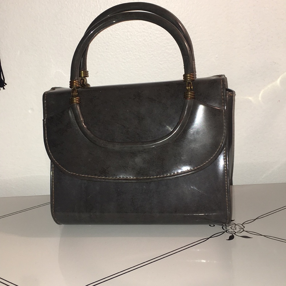Vintage Delicato Markay Dark Gray purse